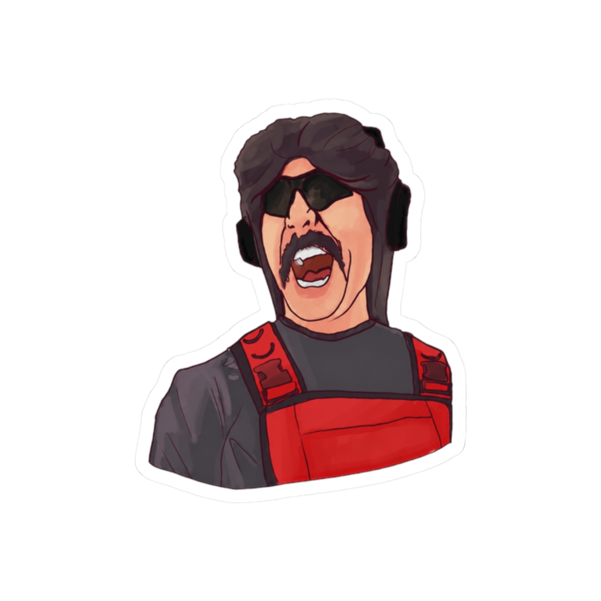 Dr Disrespect Yelling at Alex - alternate angle 3, merchandise