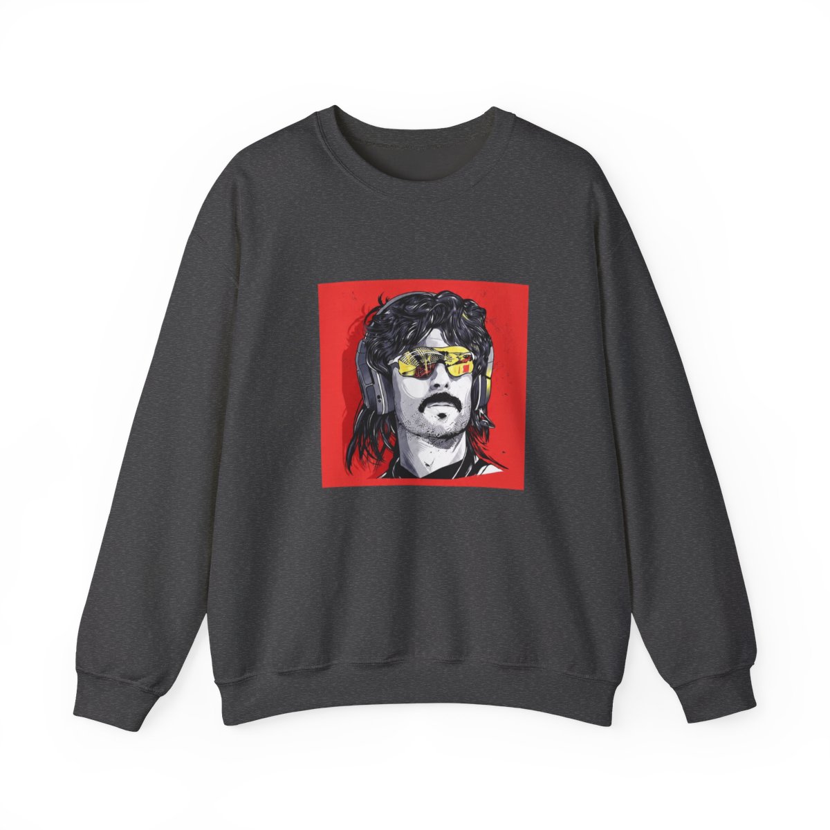 Dr Disrespect Merch Dr Disrespect Hoodie Hoodies (Black, 2XL) - alternate angle 5, merchandise