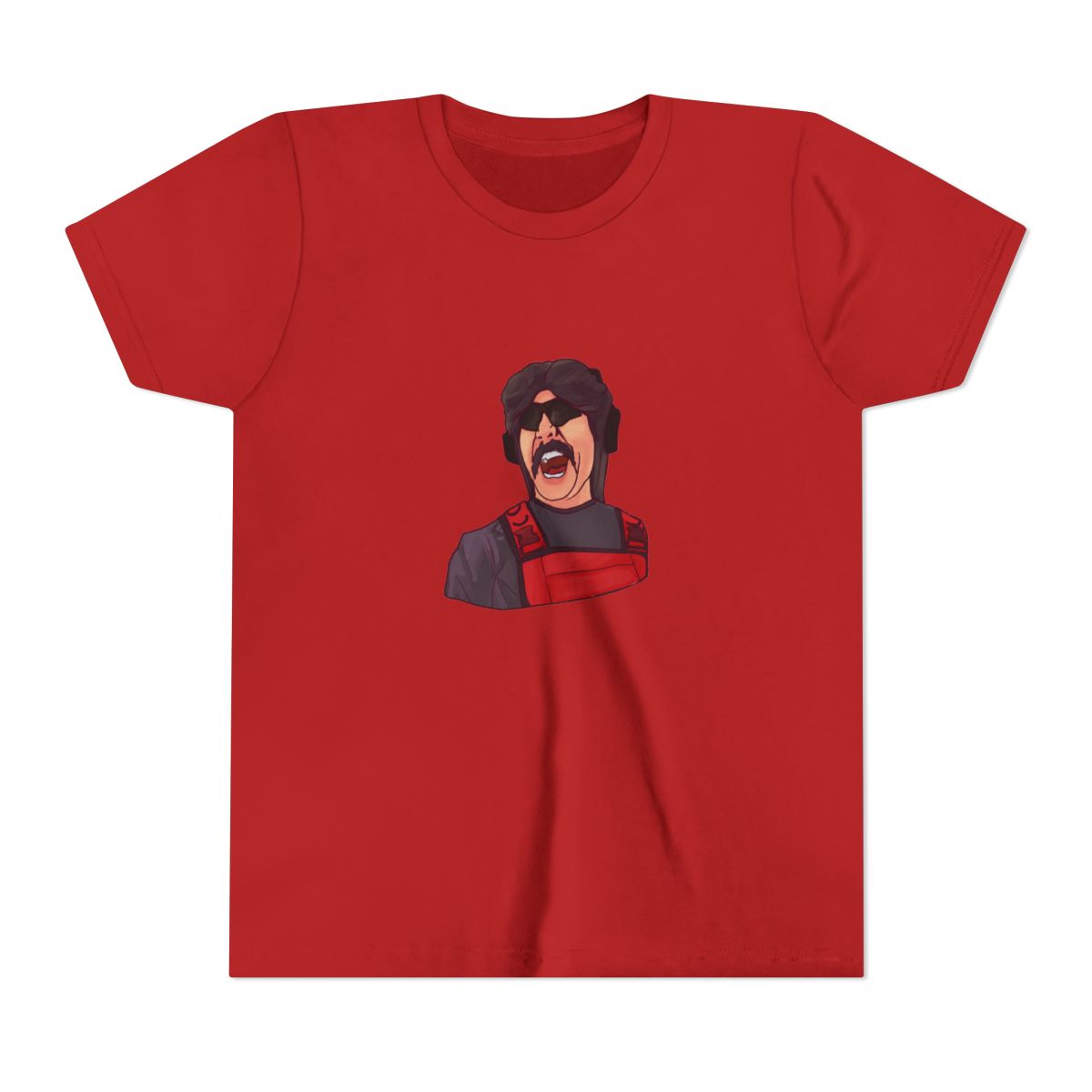 Dr Disrespect Yelling at Alex Kids T-Shirt - alternate angle 5, merchandise